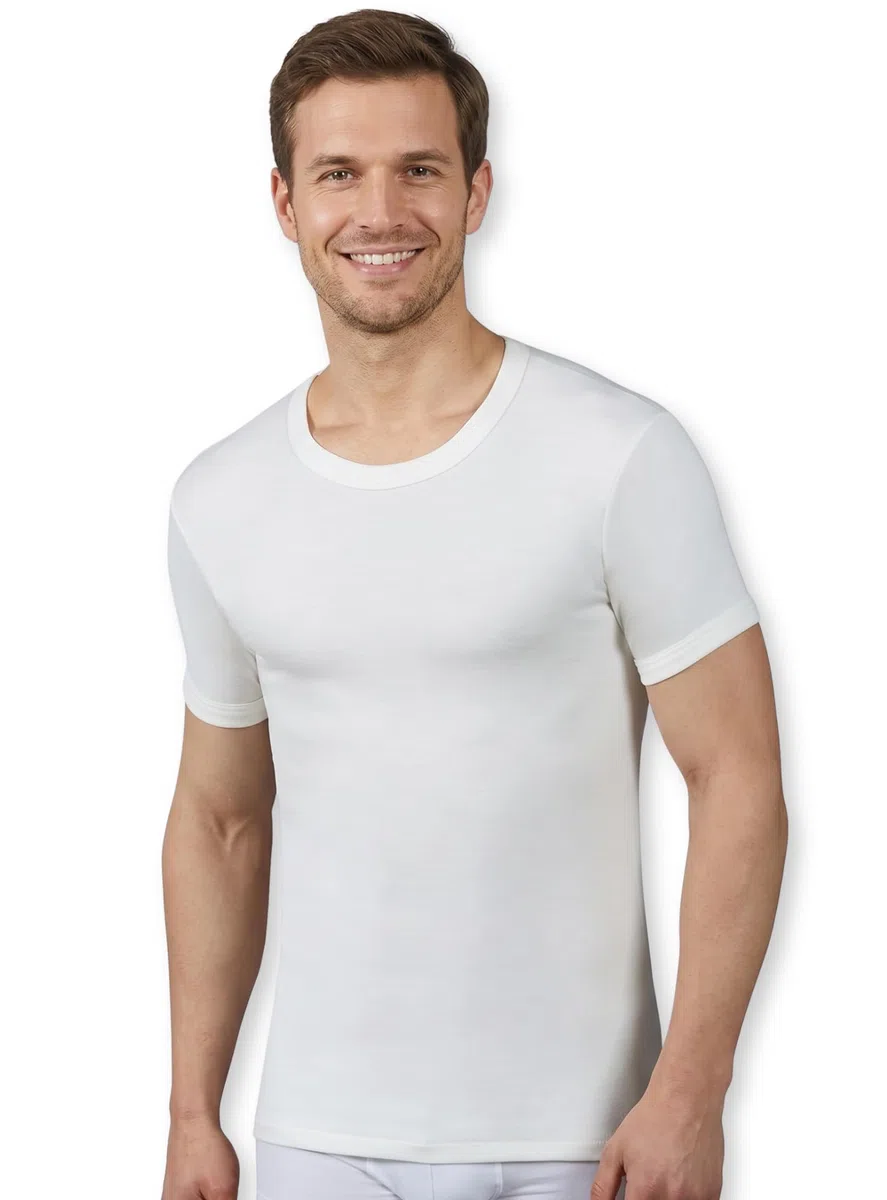 VP PINUCCIO VENEGONI Set 2 Magliette Uomo in Lana e Cotone | Intimo Termico Invernale Made in Italy, Morbide sulla Pelle