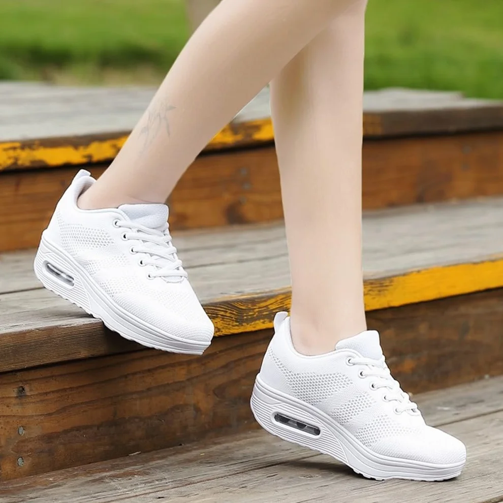 Sneaker Donna Comodo Scarpe,Casual Dimagrante Passeggio Scarpe da Ginnastica Outdoor Tennis Piattaforma Running Traspiranti Scarpe Jogging