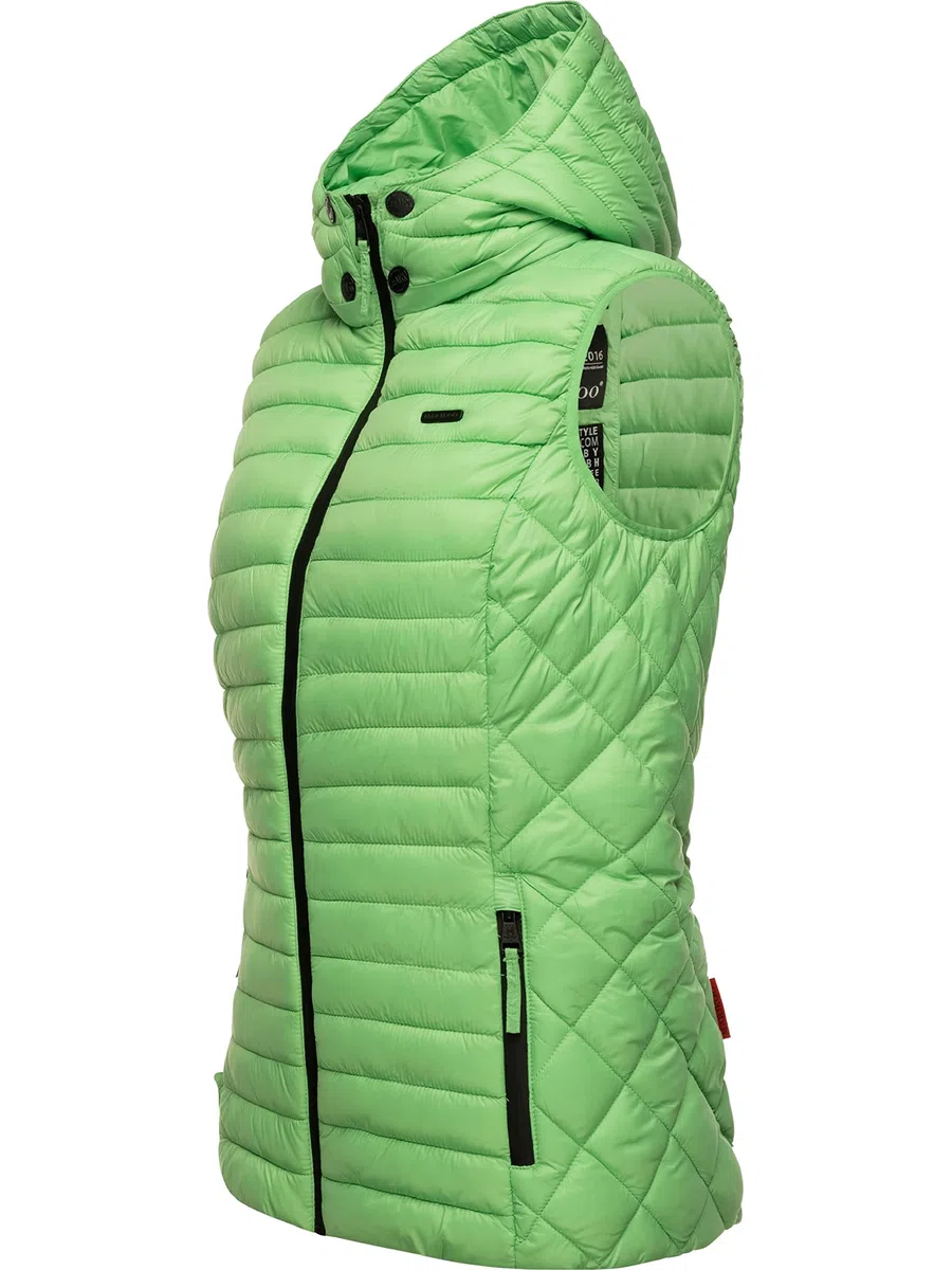 MARIKOO Giacca da donna per le mezze stagioni, con cappuccio rimovibile, taglia XS-3XL
