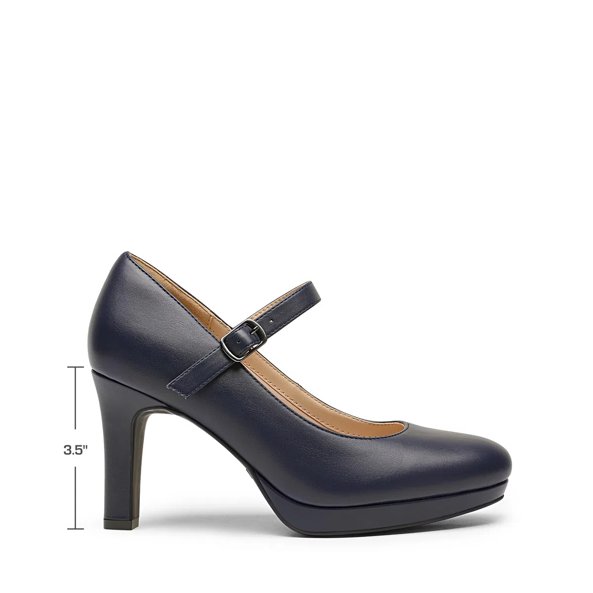 DREAM PAIRS Mary Janes Décolleté Scarpe Classiche Scarpe da Donna con Tacco Alto con Comoda Soletta