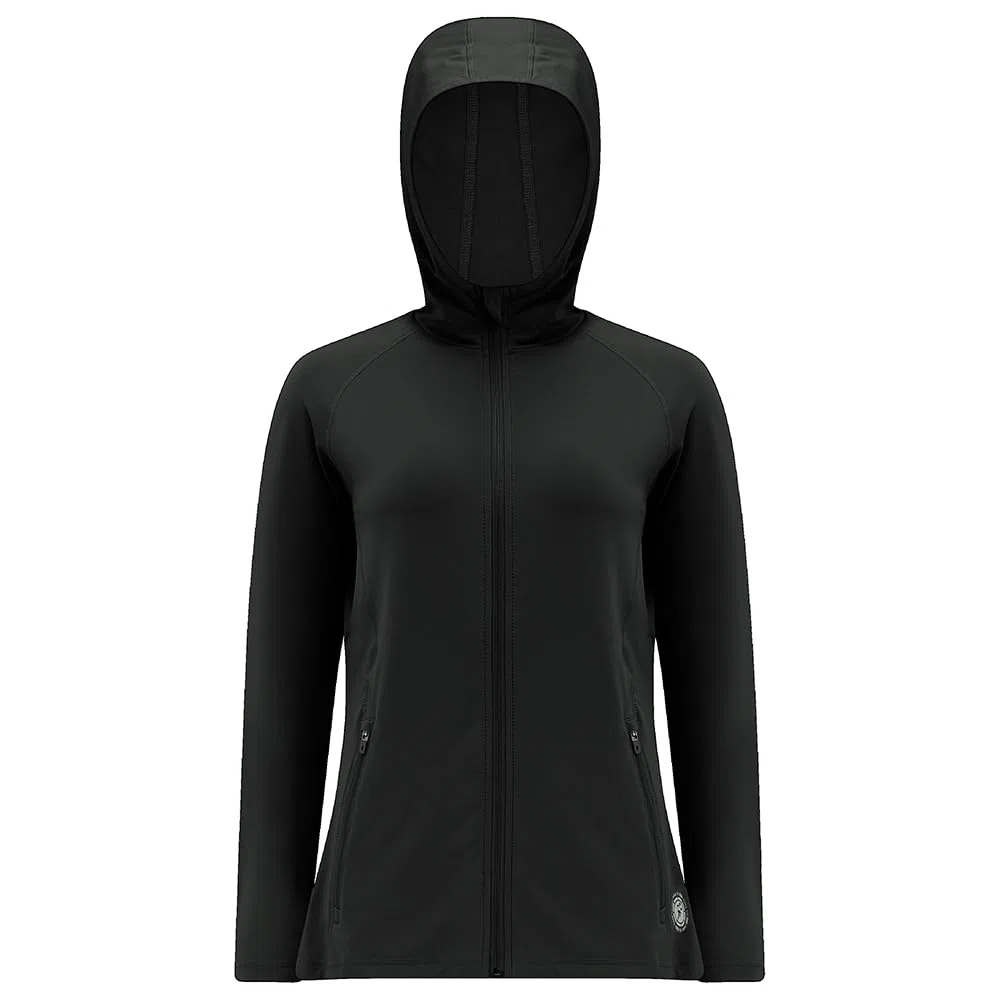 Time To Run Giacca Termica Da Donna Da Corsa Con Zip e Cappuccio Thermo Running