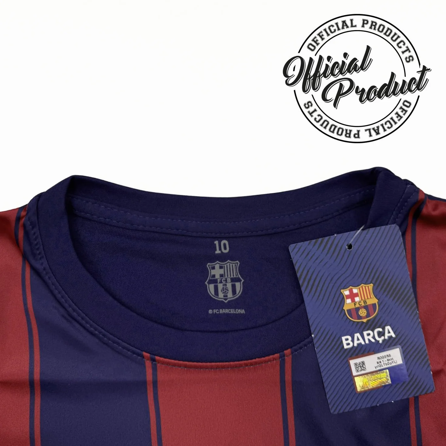 FC Barcelona Maglia Calcio Stagione 2025/26. Replica Stadio Ufficiale per Adulto, Ragazzo e Bambino