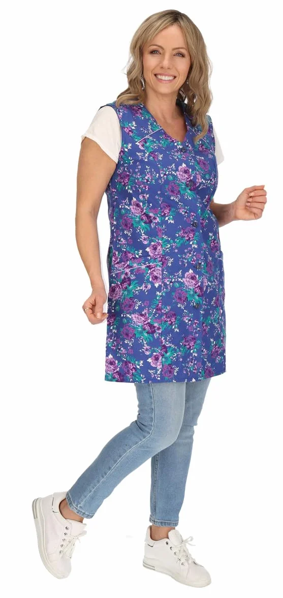 7/8 casacca cotone colorato grembiule corto senza maniche grembiule da cucina