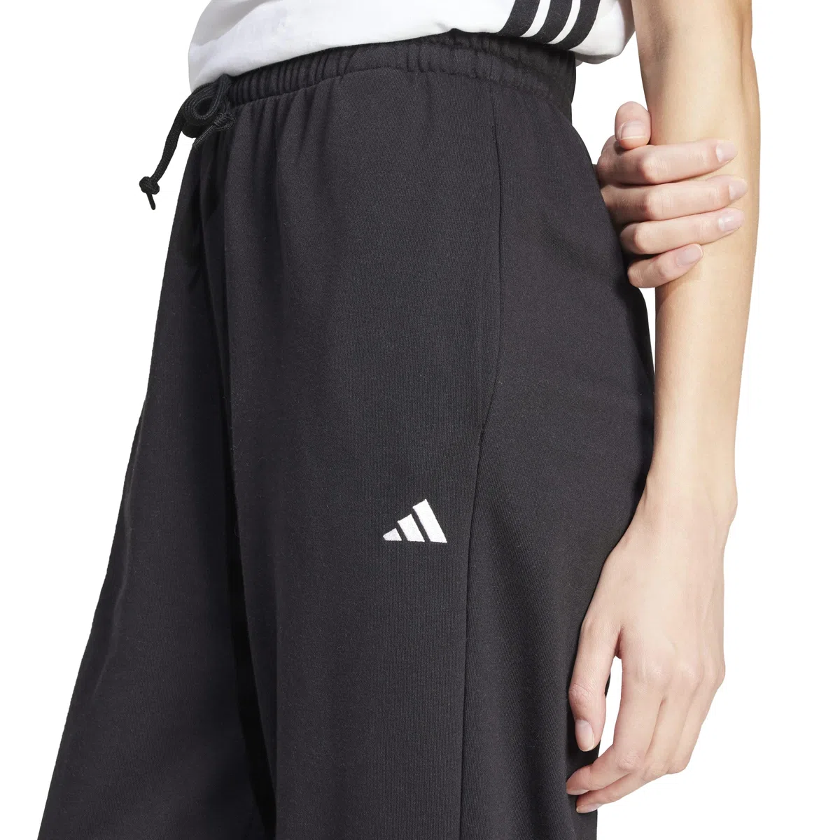 Adidas - Essentials Small Logo French Terry Cuffed Pants, Pantaloni da Golf Donna