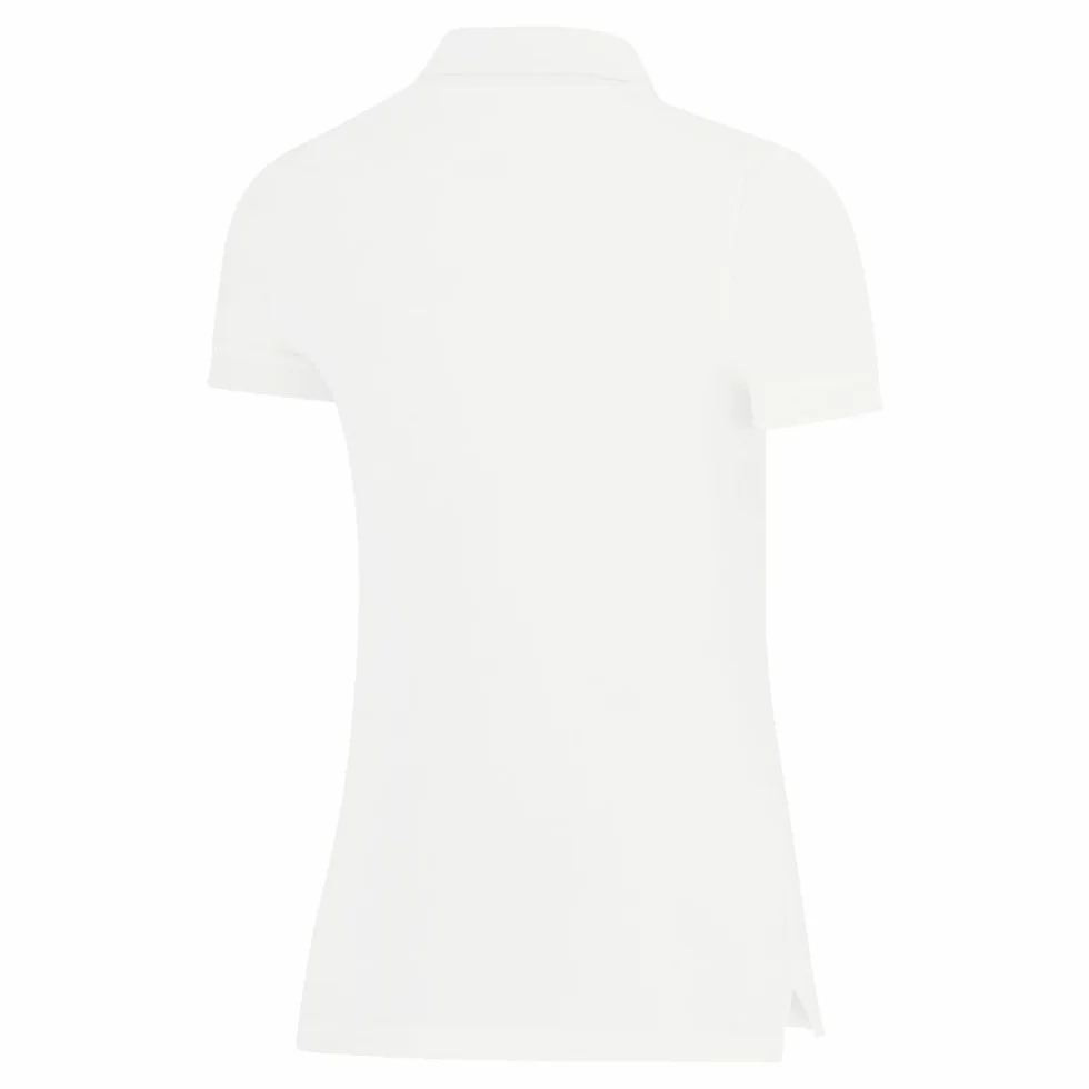 Nike Womens Nike Team Cotton Polo - White T-Shirt Donna