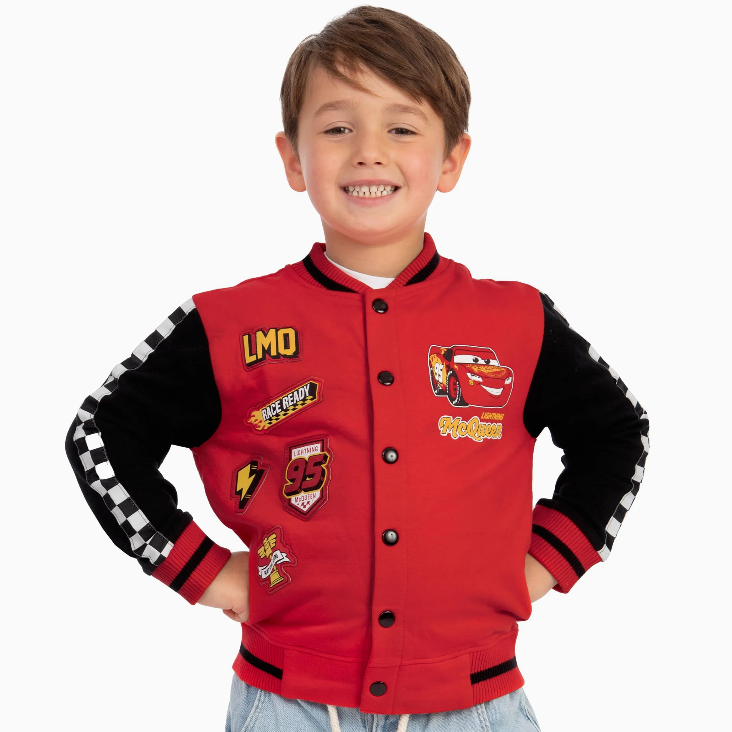 Disney Cars Giacca Ragazzo, Giacca Bomber Saetta McQueen, Giubbotto Ragazzo Saetta McQueen