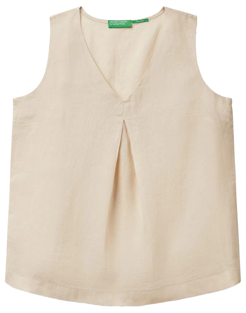United Colors of Benetton Blusa 5bmldq06w Camicia Donna (Pacco da 1)