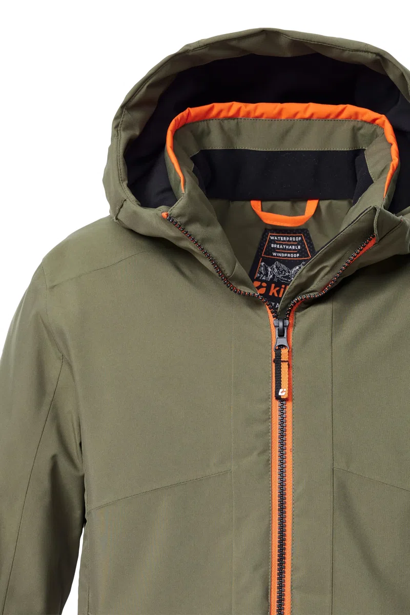 Killtec Ksw 202 Bys Ski Jckt Giacca da sci/giacca funzionale con cappuccio e paraneve Bambini e ragazzi