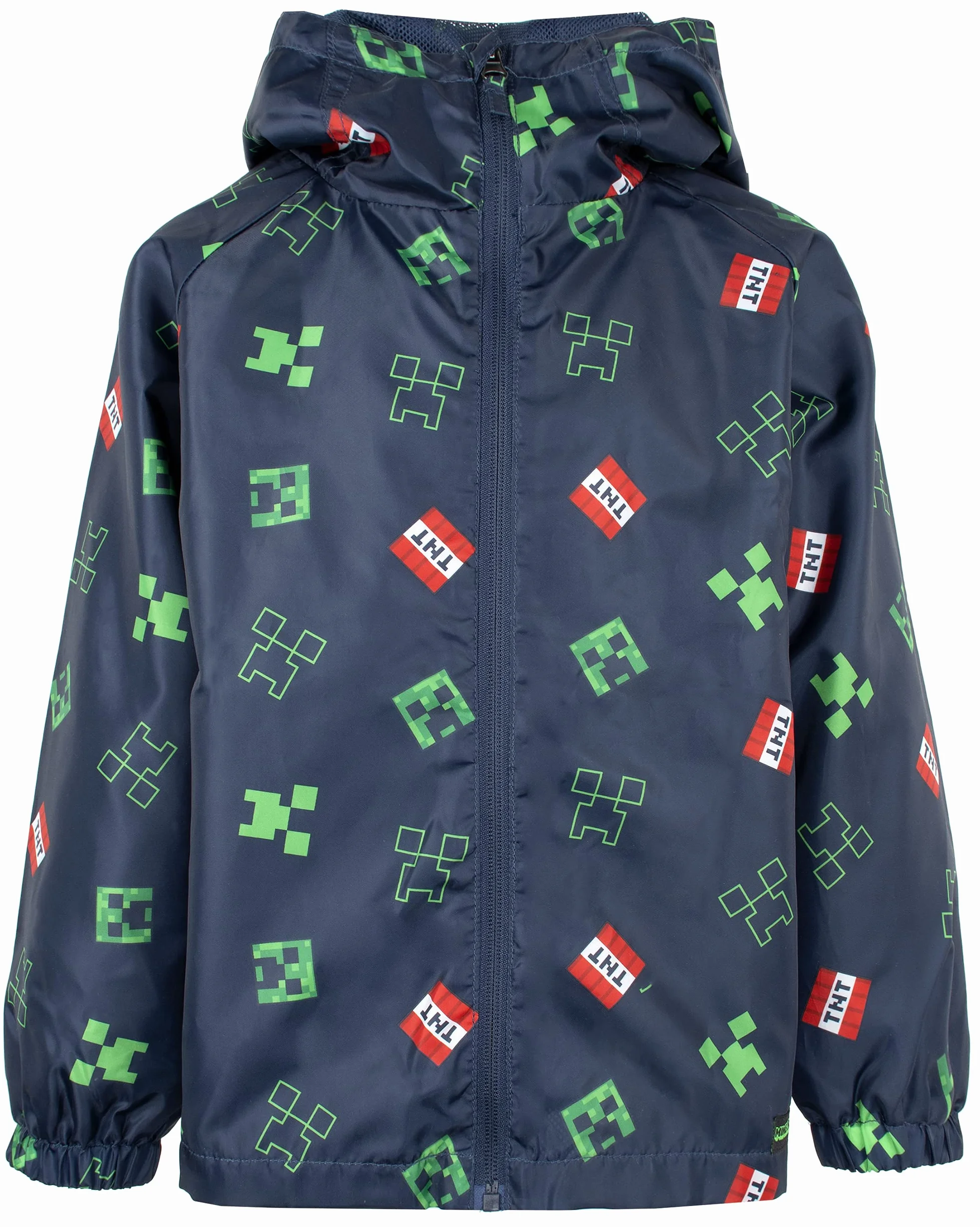 MINECRAFT WATERPROOF JACKET with Hood