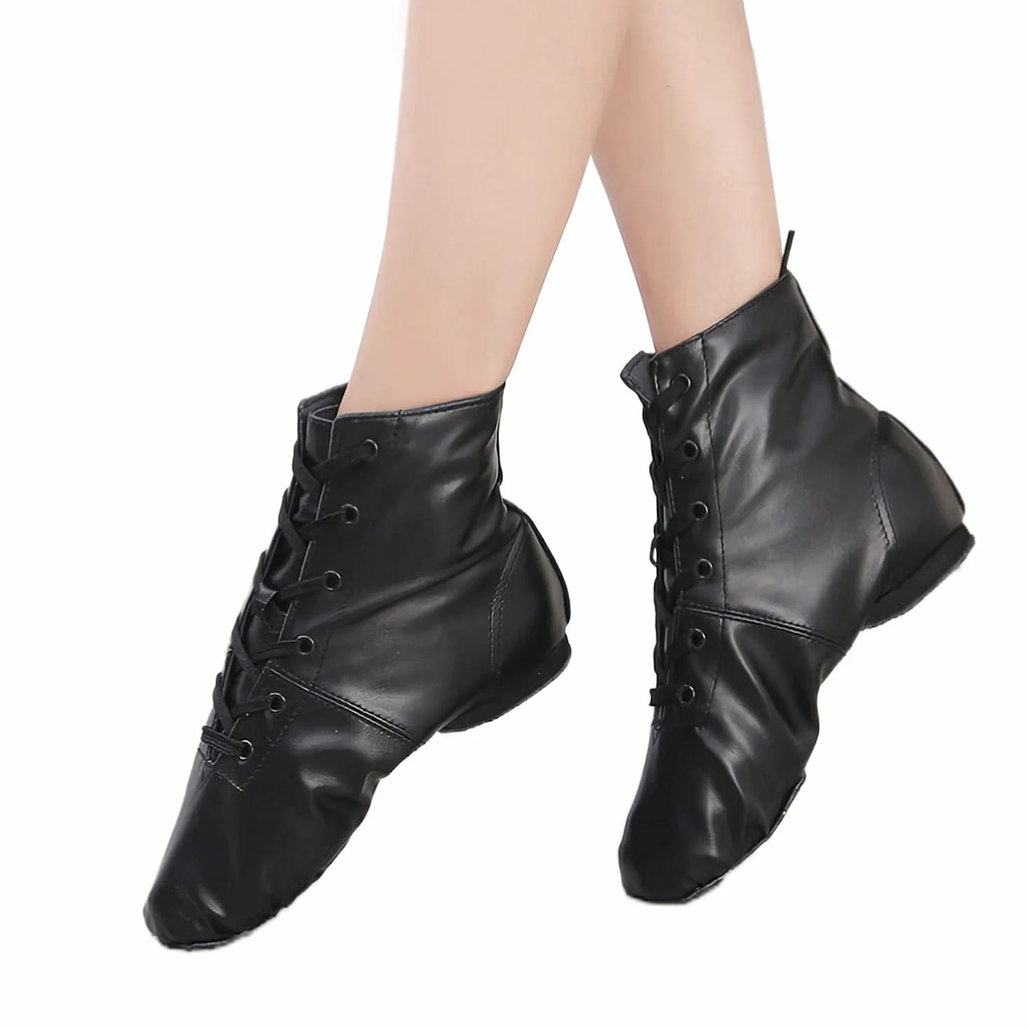 Classica in Pelle Morbido Scarpe da Ballo Jazz Swing Ballet Ginnastica Sport Fitness Allenamento Yoga per Donna Uomini