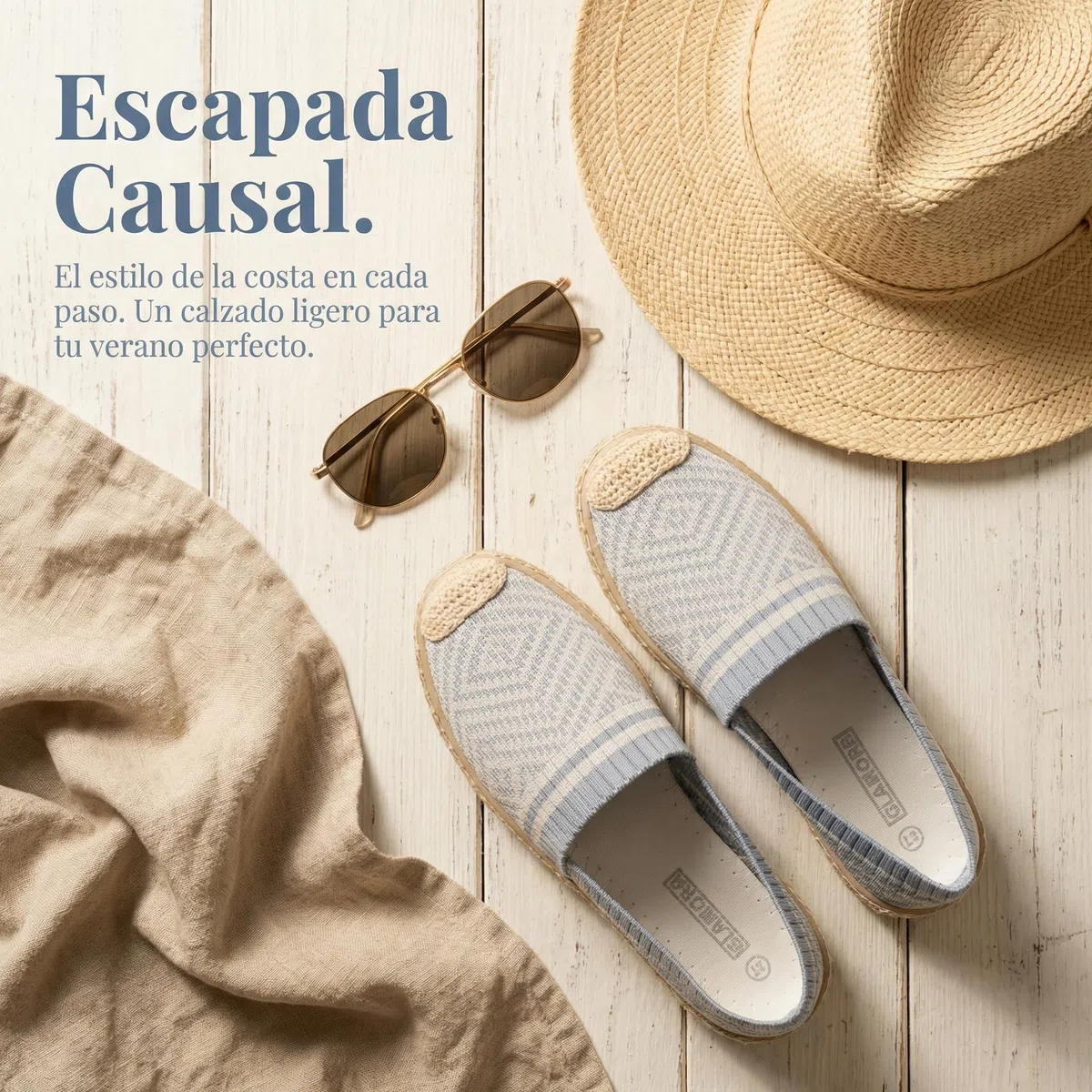 GLAMORA Espadrillas Donna Estate Sparto Piatte, Tela Traspirante Elasticizzata, Suola Intrecciata Antiscivolo, Calzature Confortevoli Leggere, Casual, Scarpa Tessuto Flessibile