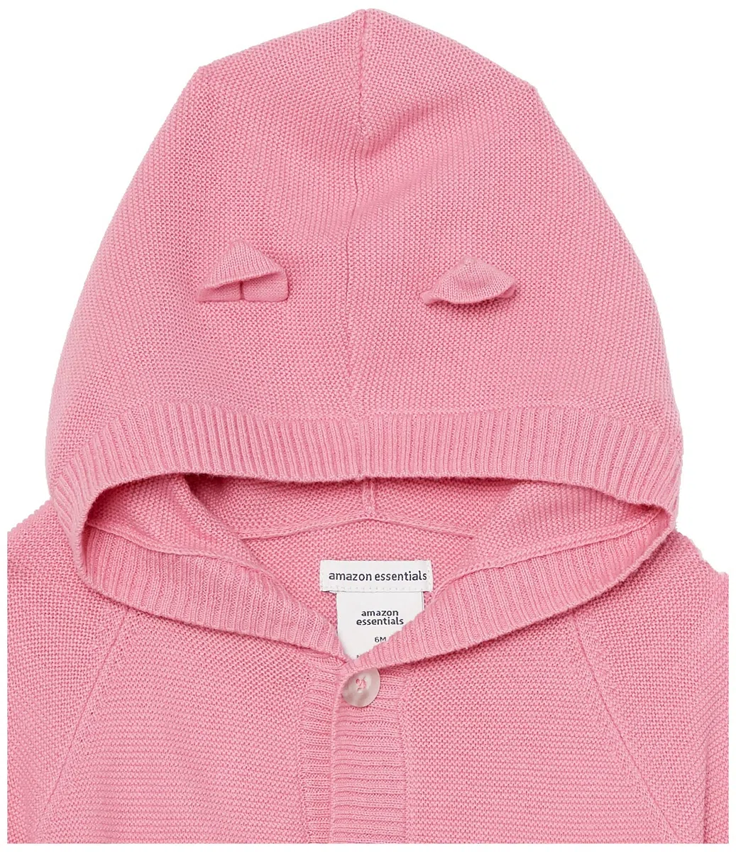 Amazon Essentials Unisex - Bimbi 0-24 Maglione con Cappuccio
