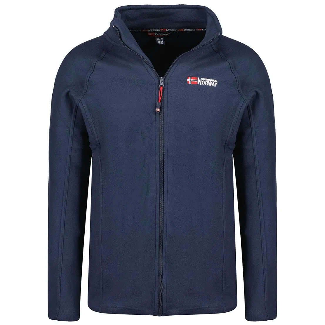 Geographical Norway Tug Men Fz - Giacca Uomo Pile Sottile Zip - Giacca Calda L'Autunno Inverno Primavera - Maglione Pelliccia Maniche Lunghe - Morbido Comfort All'Aperto