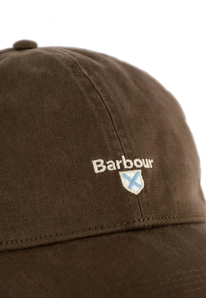 Barbour Uomo Cappellino Sportivo A Cascata, Olive