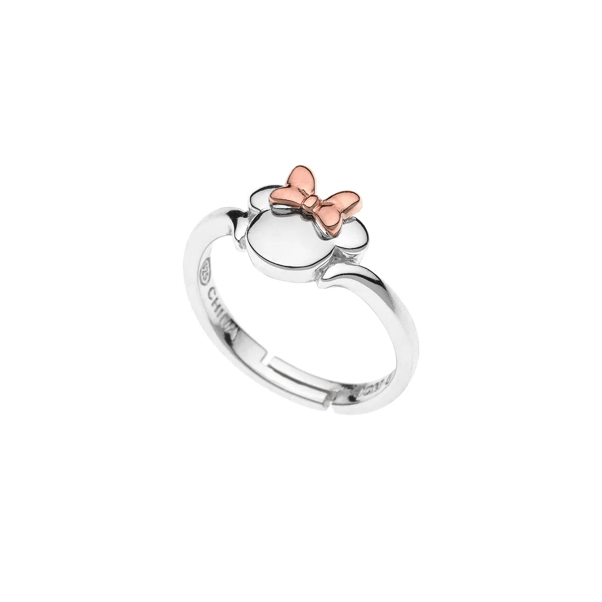 Disney Anello Bambine con Minnie Mouse in Argento.