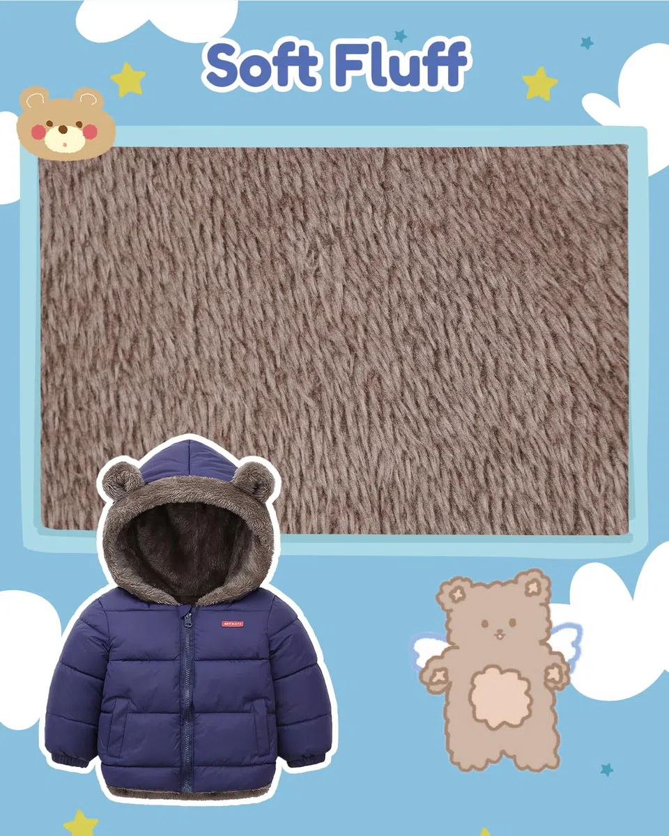 Bambino Inverno Vello Cappotto Bambini Ragazzi Giacca Capispalla Outwear Ragazze Imbottito Vestiti 1-6 Anni