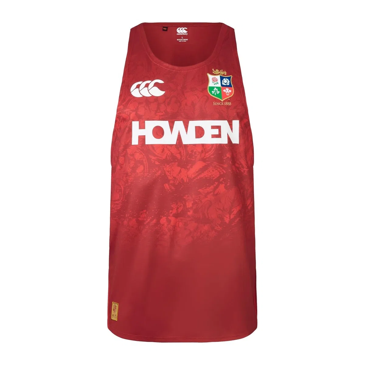 Canterbury Lions Poly Britannici E Irlandesi Camicia Uomo (Pacco da 1)