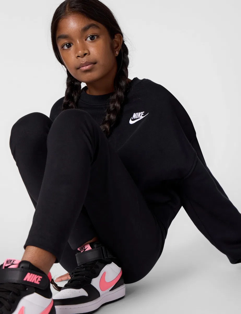 Nike G NSW Club FLC Bxy CRW Lbr Maglia di Tuta Bambine e Ragazze (Pacco da 1)