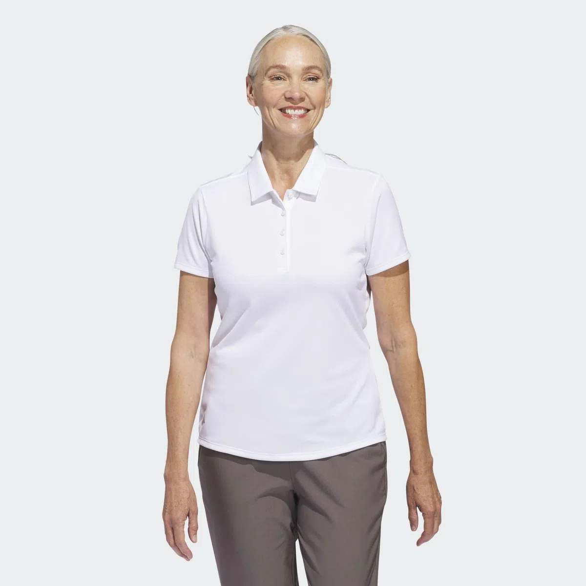 Adidas Solid Performance Polo Shirt Maglietta da Golf Donna