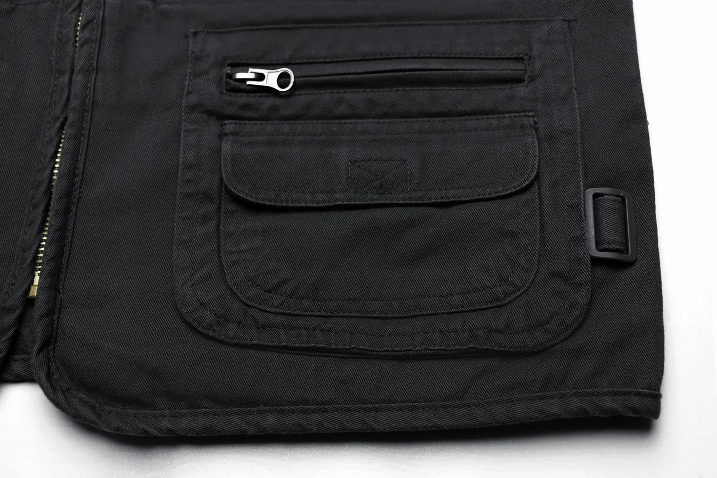 Uomo Gilet Pesca Viaggio Tasche Gilet Sport Giubbino da Lavoro Cronista Caccia Fotografi All'aperto Gilet Safari Giacche senza maniche con Multi-Tasche