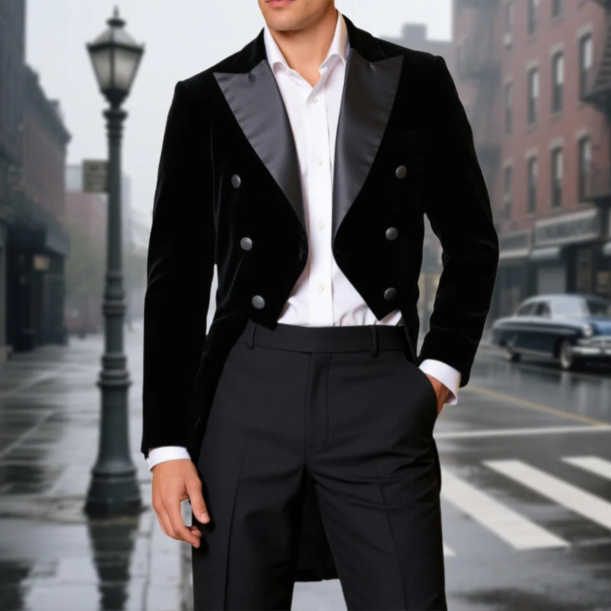 2025 Giacca Da Uomo In Velluto Vestibilità Normale Smoking Per Matrimoni Leggera Da Sposa Costume Carnevale Halloween Party Clubwear Classico Moderno per Business, Mezze Stagioni