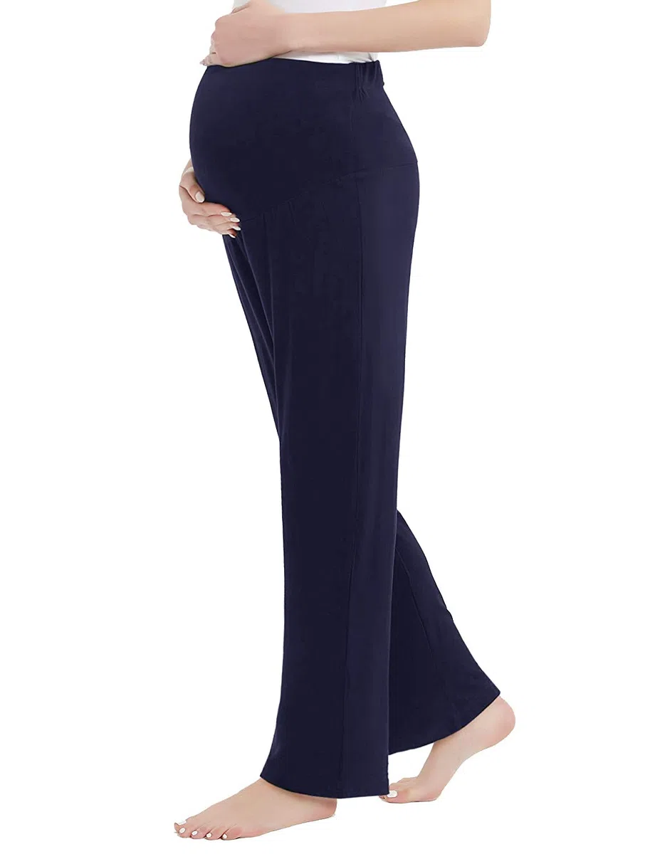 Pantaloni lunghi da donna, per il tempo libero, per donne incinte, caldi, pigiama, pantaloni da jogging, pantaloni da yoga, S-XXL, grigio scuro