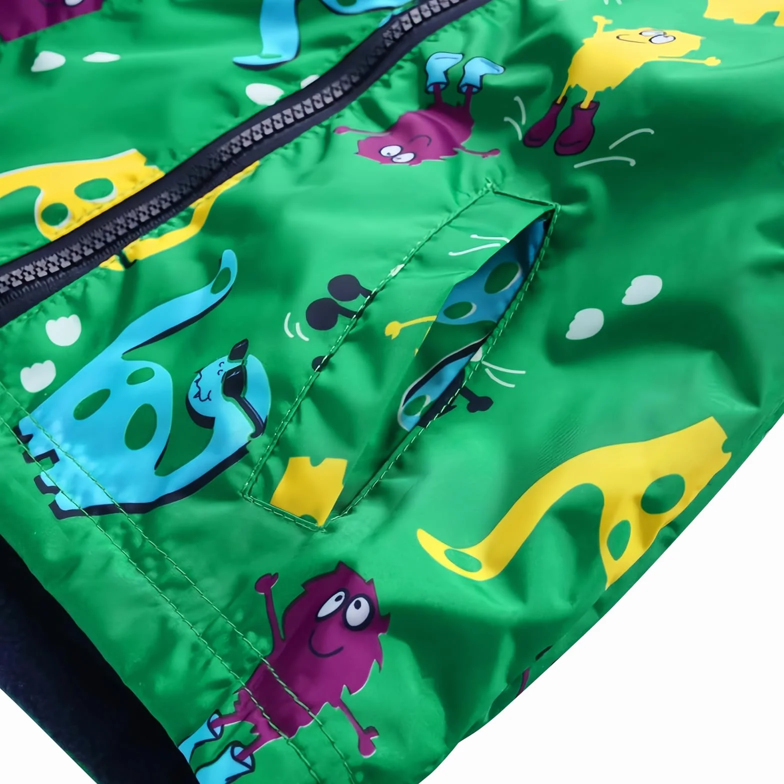 LZH Bambini Impermeabile Ragazzi Giacca con Cappuccio Dinosauro Cappotto + Pantaloni Set