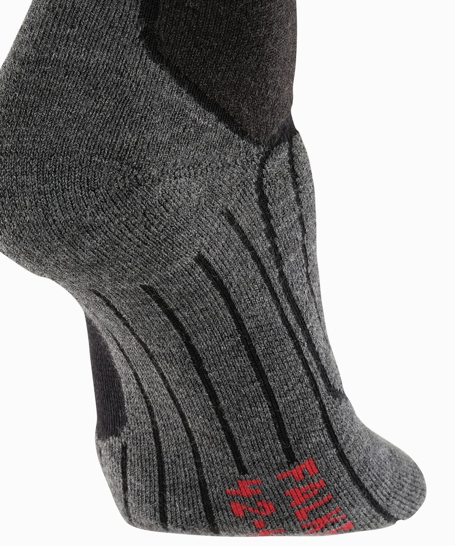 FALKE uomo SK2 Wool calzini da sci traspiranti asciugatura rapida termoregolanti antiodore lana filo funzionale imbottitura media protezione tibia spessi caldi 1 paio