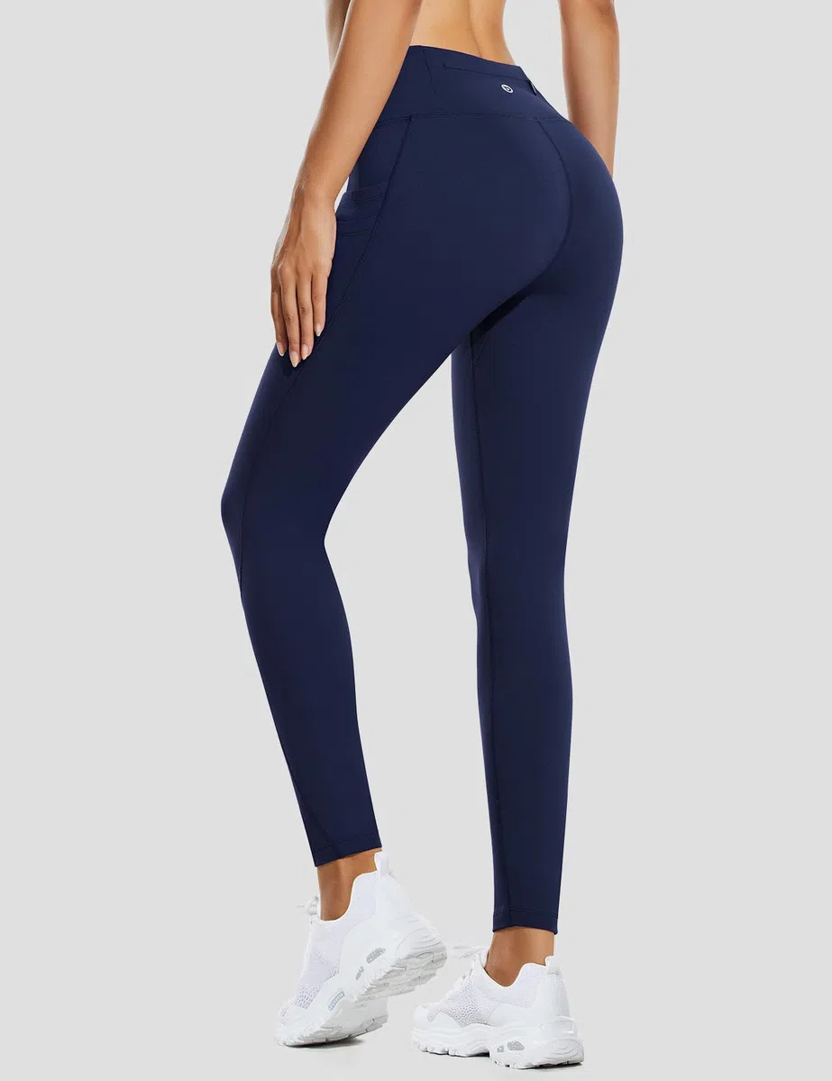 baleaf Leggins Termici Donna Impermeabile Vita Alta Pantaloni Invernali Sportivi Felpati Leggings Caldi Trekking con Tasche