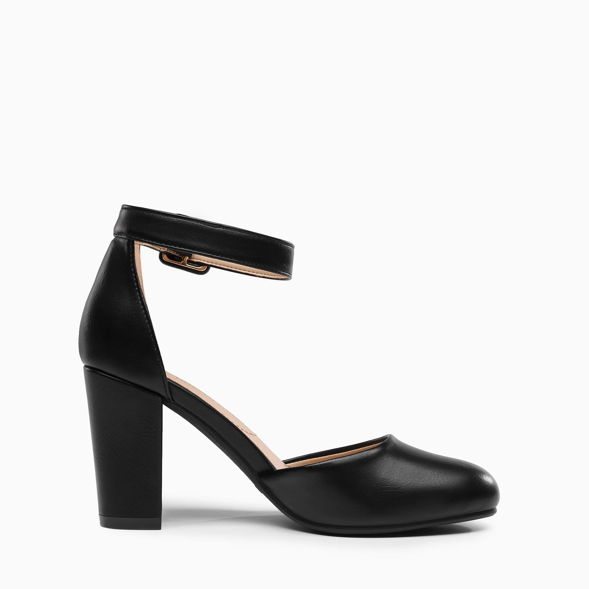 DREAM PAIRS Décolleté da Donna con Tacco Alto e Largo e Grosse Décolleté da Sposa con Punta Chiusa