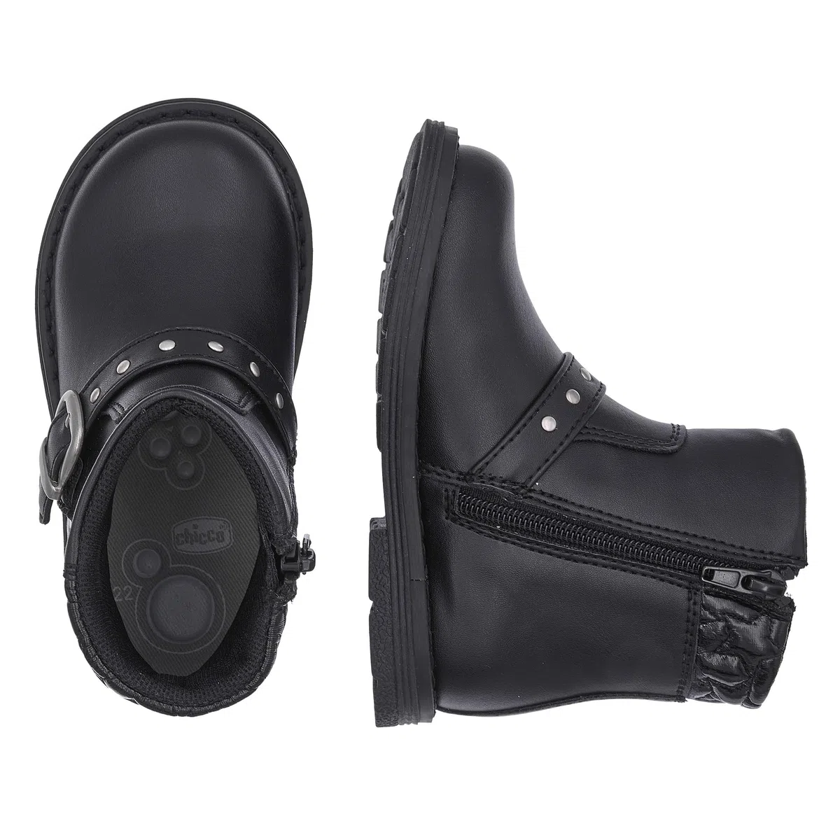 Chicco, Stivali Bambina con Zip Laterale, Stivaletti Bimba Caldi, Comodi, Leggeri e Traspiranti, Tronchetti Ideali per Autunno e Inverno, Scarpe Bambina, Designed in Italy