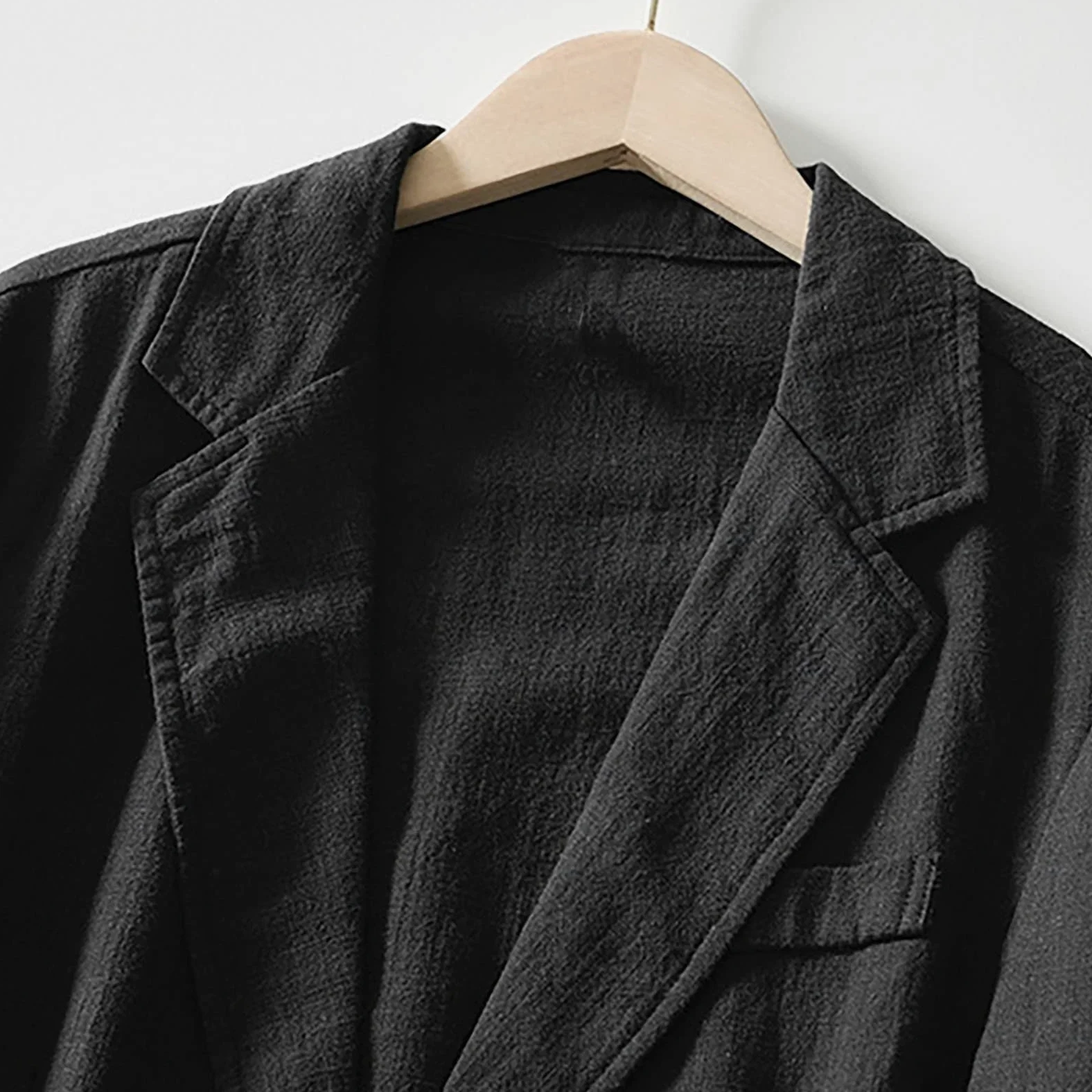 Giacca in lino, da uomo, casual, blazer, in lino, traspirante, con bottoni, leggeri, per il tempo libero, estivi, taglie forti, giacca casual