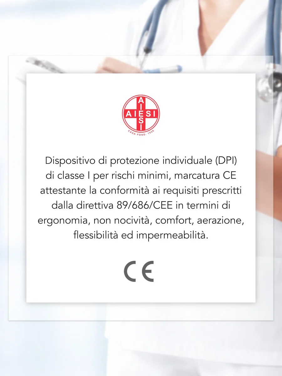 AIESI® Divisa Sanitaria uomo donna in cotone 100% sanforizzato pantaloni e casacca scollo a V