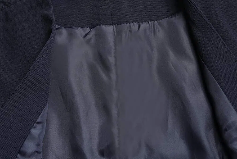 V VOCNI Gilet da donna completamente foderato con 4 bottoni con scollo a V