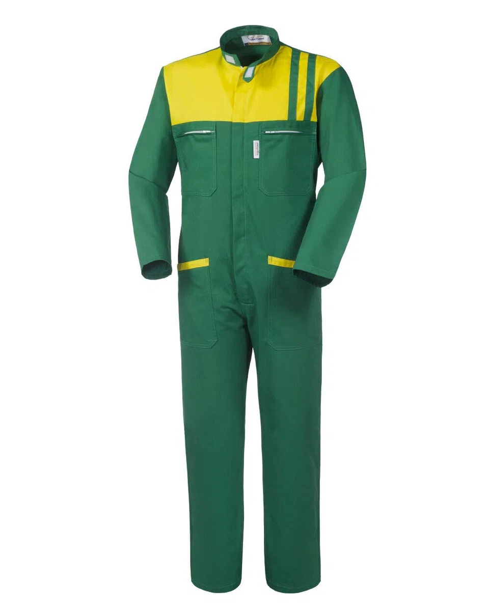 Rossini Trading A4180720L Tuta Ginevra, Verde/Giallo, L