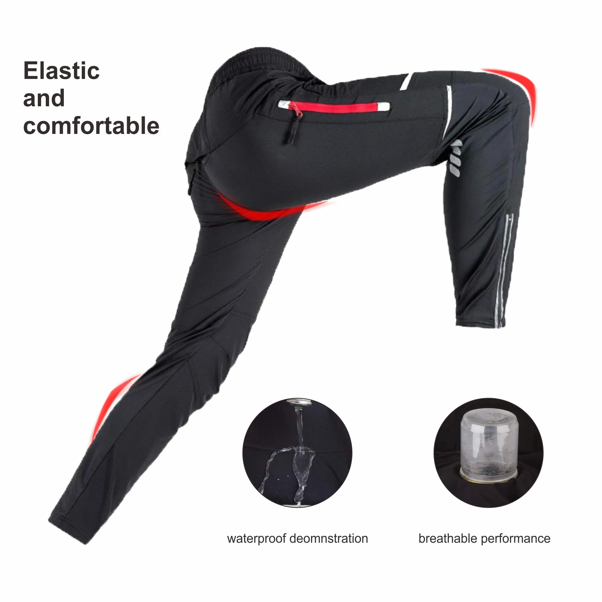 Pantaloni MTB Athletic Cycling Pantaloni Sportivi Traspiranti per Allenamento Outdoor e Multi Sportivo