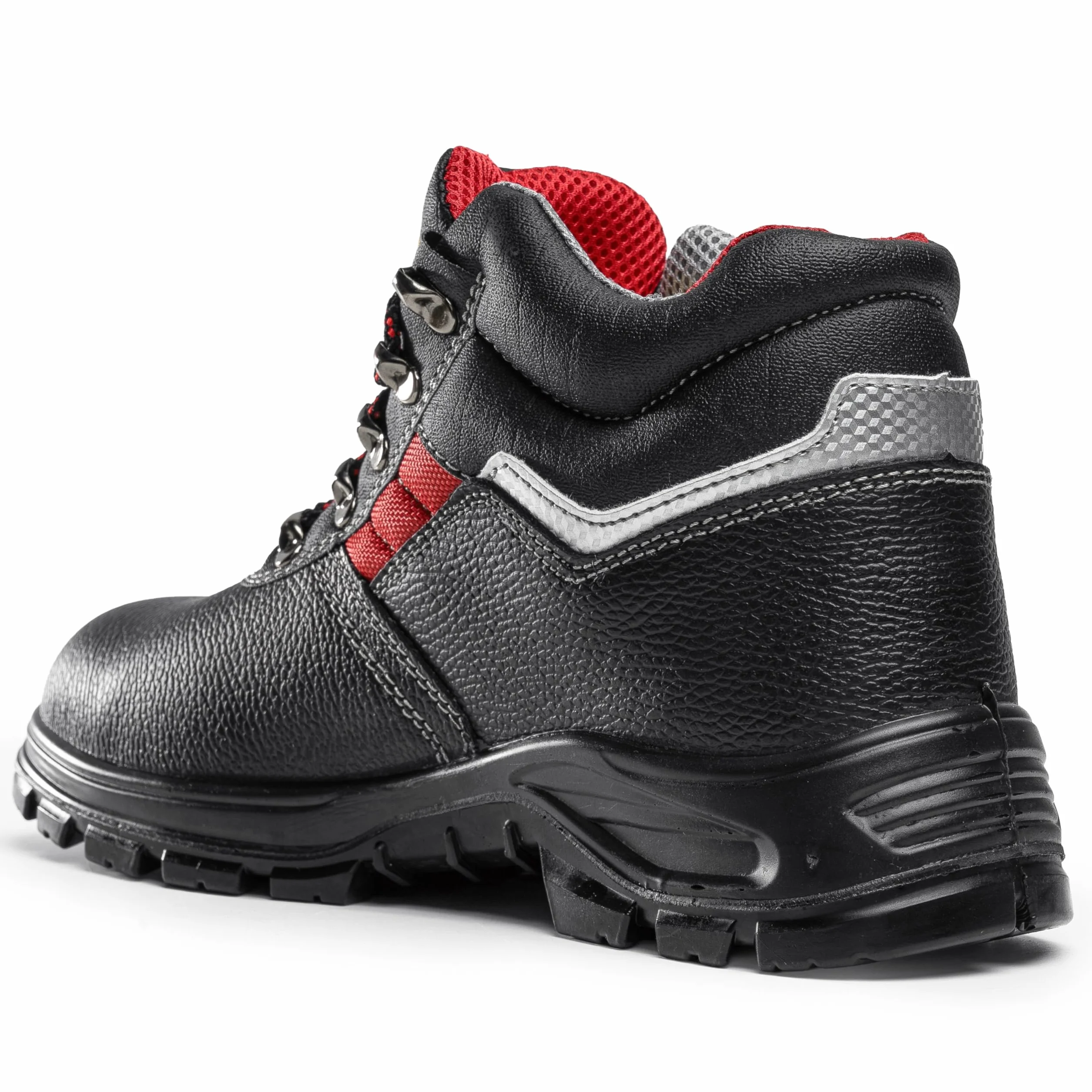 BLACK HAMMER Scarpe Antinfortunistiche Maschili in Pelle Scarpe Antinfortunistiche Maschili S3 SRC Scarpe da Lavoro in Pelle con Punta in Ferro Uomo 5993