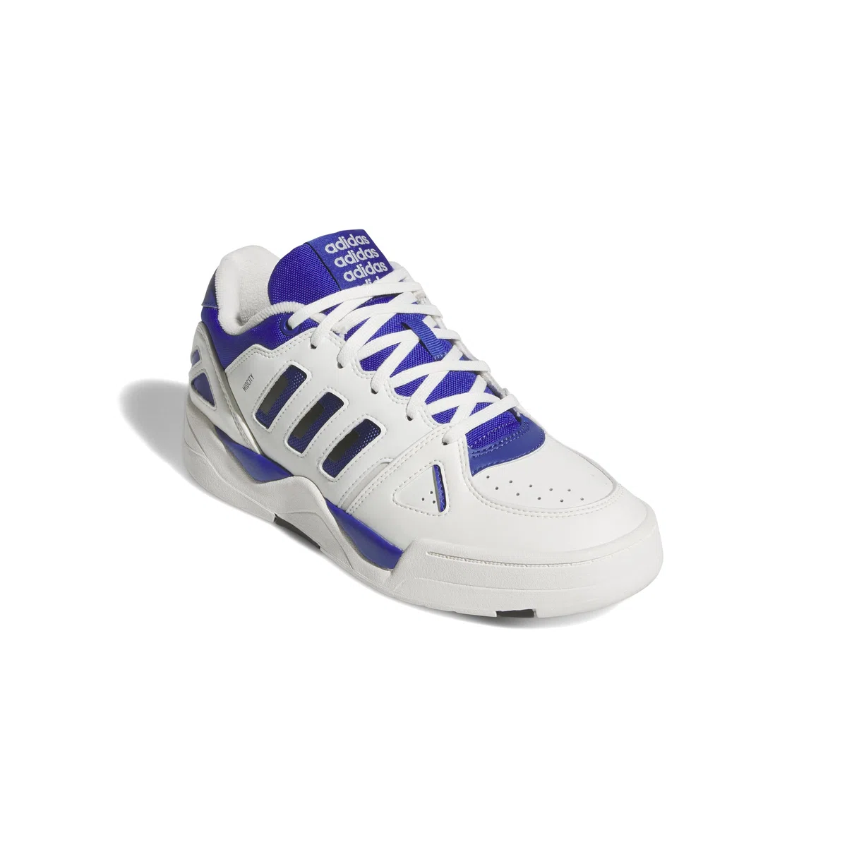 Adidas Uomo Midcity Low Shoes, Core White/Semi Lucid Blue/Core Black, 44 EU