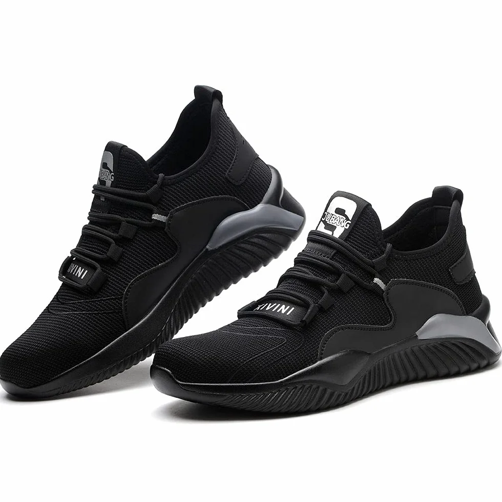 Scarpe Antinfortunistiche Uomo Donna Safety Shoes Punta in Acciaio Leggere Scarpe da Lavoro Traspiranti Sneakers Antinfortunistiche