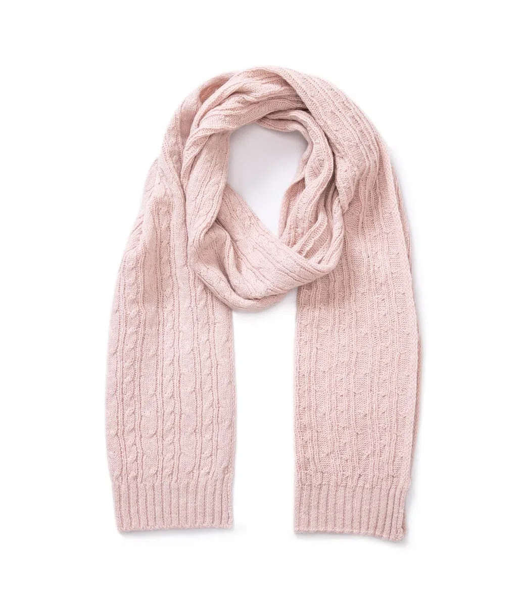Villand 3 in 1 Cappello di Lana Guanti e Sciarpa Set Invernale da Donna, Cappello Beanie Lavorato a Maglia a Trecce da Donna con Confezione Regalo