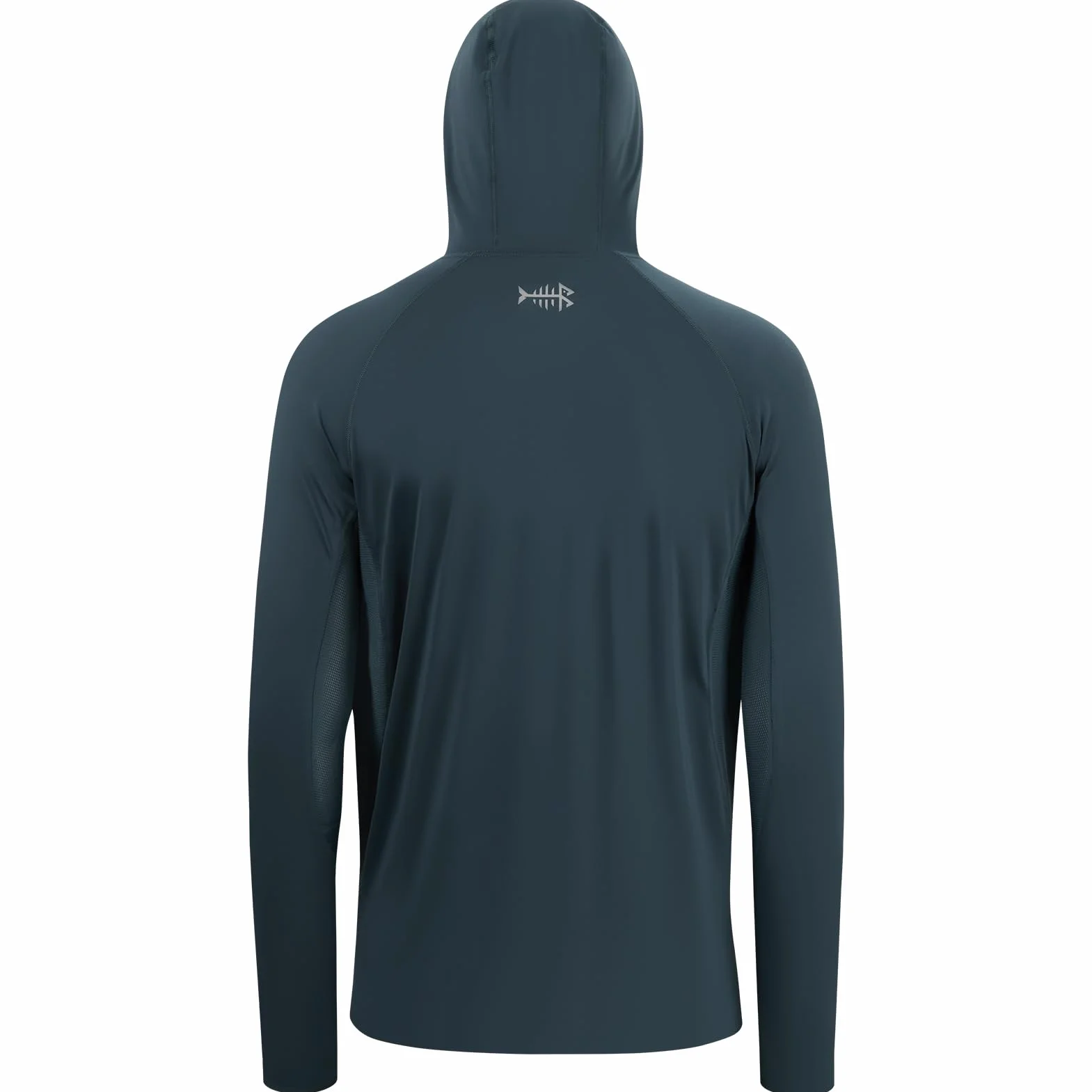 Bassdash - Maglia a Maniche Lunghe da Uomo con Protezione UPF 50+ e Maschera facciale incorporata, Scaldacollo e Cappuccio, Ideale per la Pesca