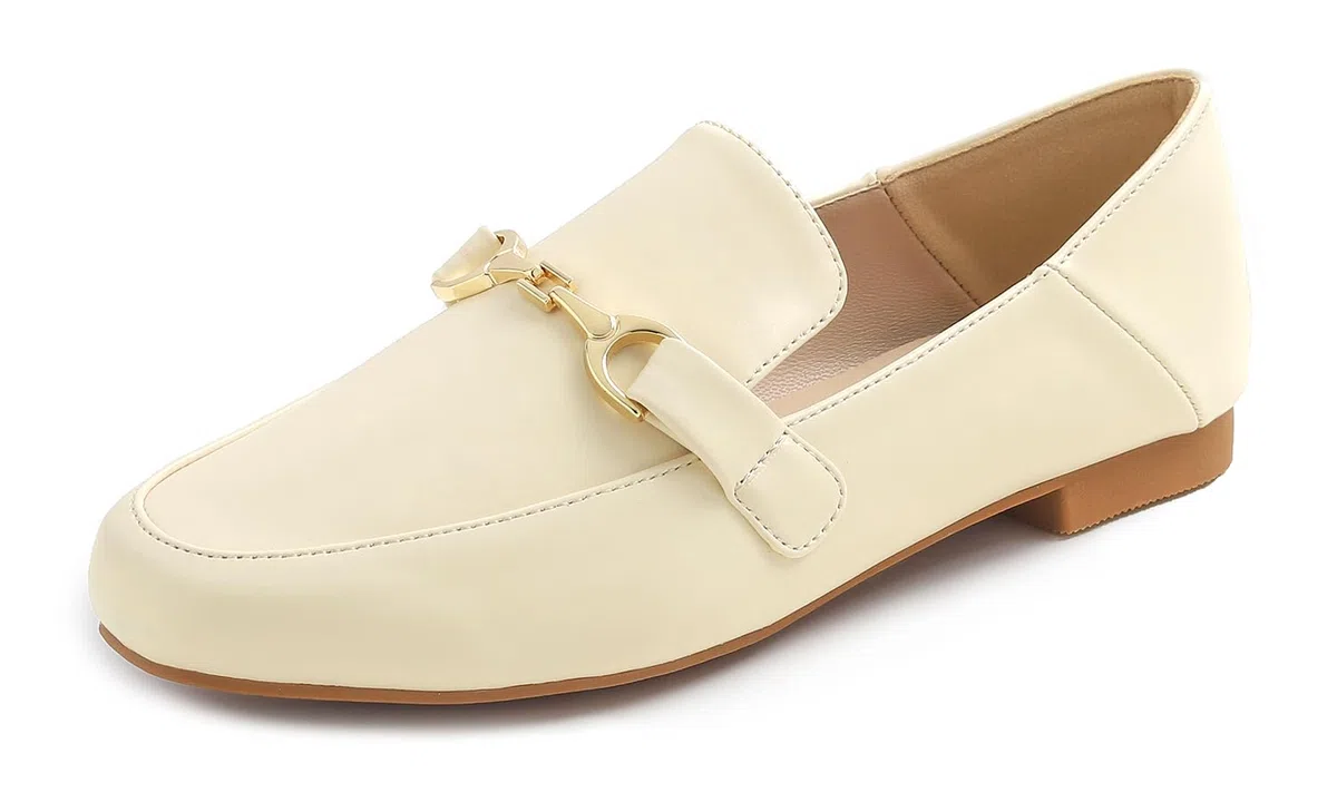 Feversole Women's Fashion Trim Deco Soft Loafer Slippers,Pantofole Decorative alla Moda per Donna