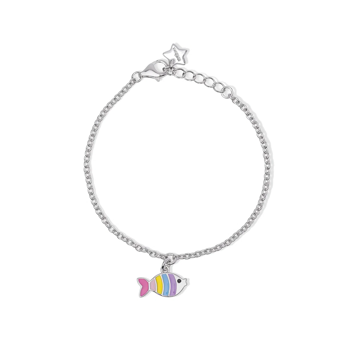 Mabina Gioielli - Bracciale Bambina - Bracciale in argento con pesciolino smaltato - 533677