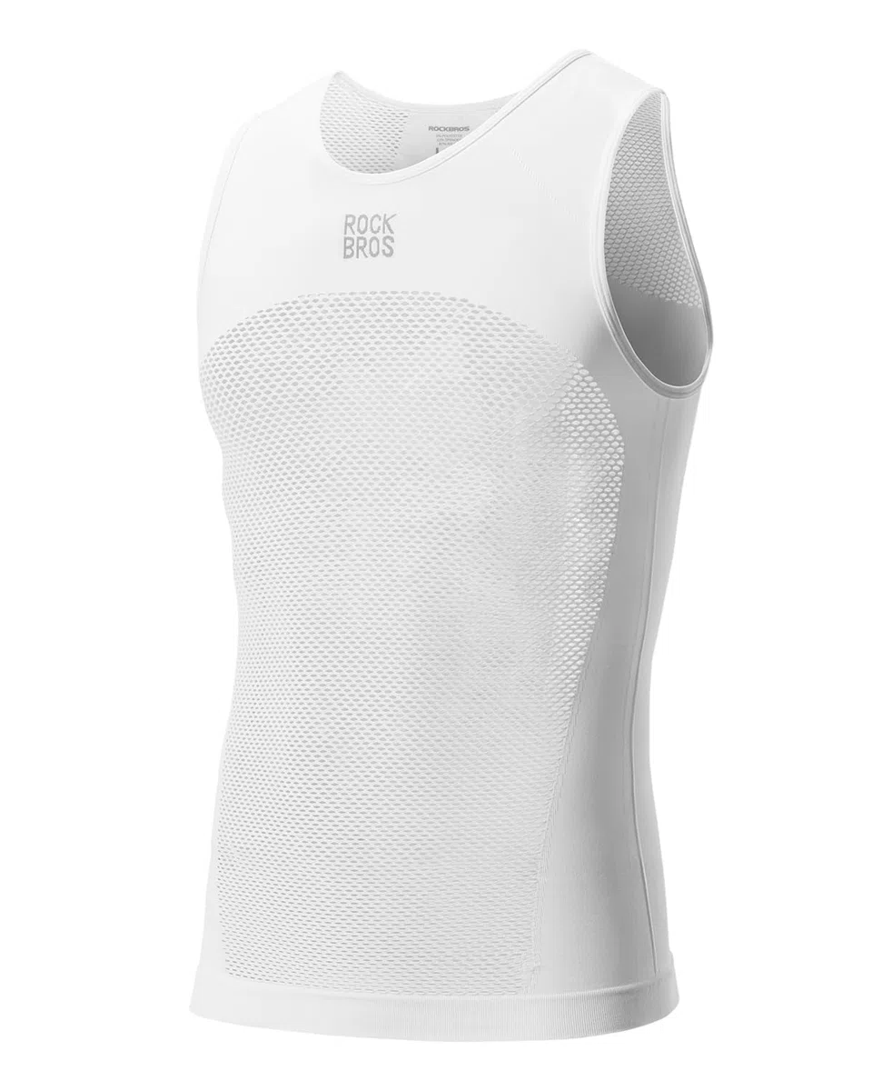 ROCKBROS Canotta Ciclismo Uomo, Maglia Senza Maniche, Maglia Intima Traspirante ad Asciugatura Rapida, Intimo da Ciclismo M-XXL, Strato Base Sportivo per Corsa Calcio Pallavolo