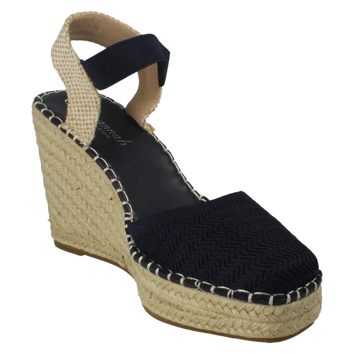 Savannah F2305 - Espadrillas da donna con zeppa alta, sandali estivi