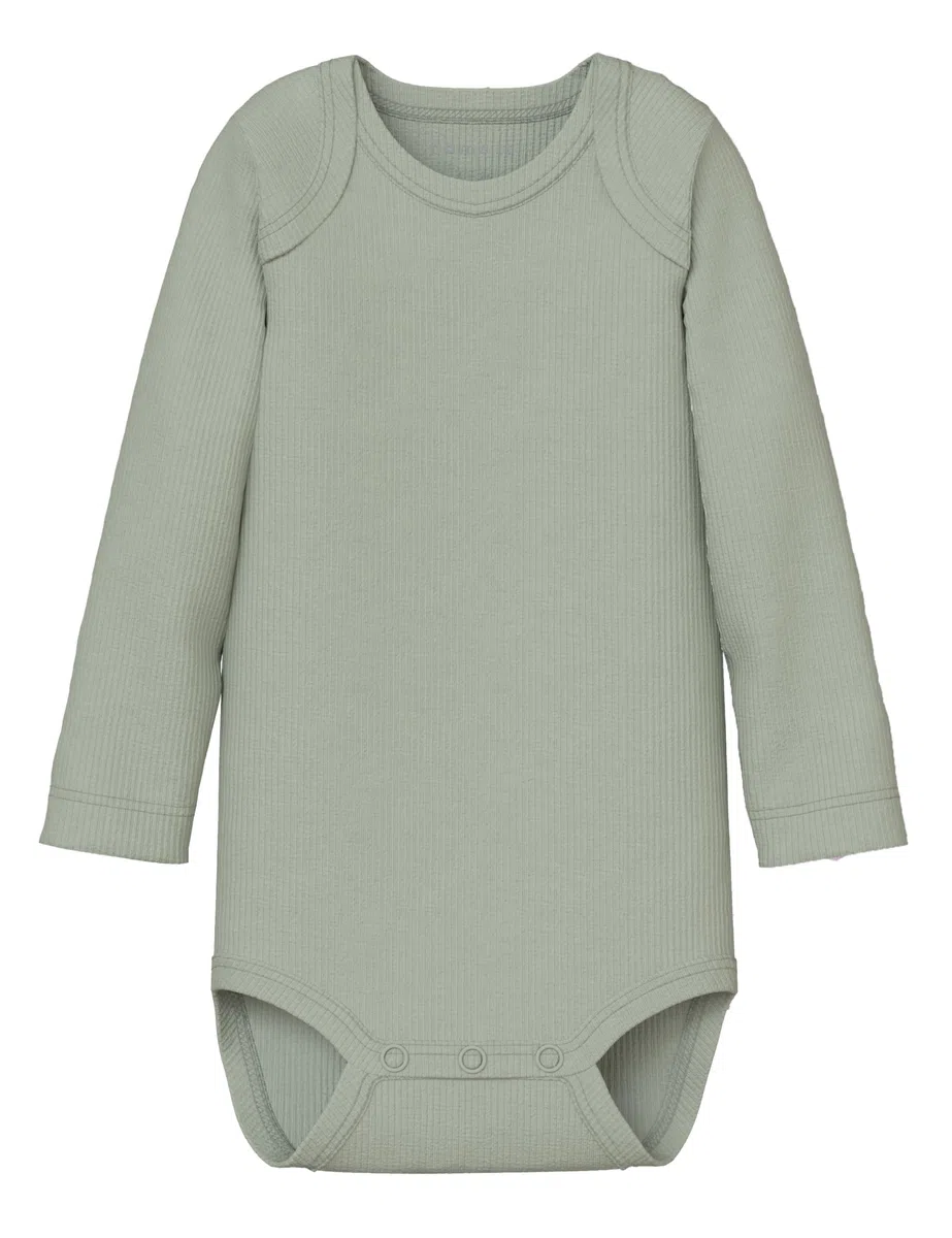 NAME IT Nbnbody 5p Ls Solid Rib Nbnbody 5P Ls Solid Rib Unisex - Adulto (Pacco da 1)