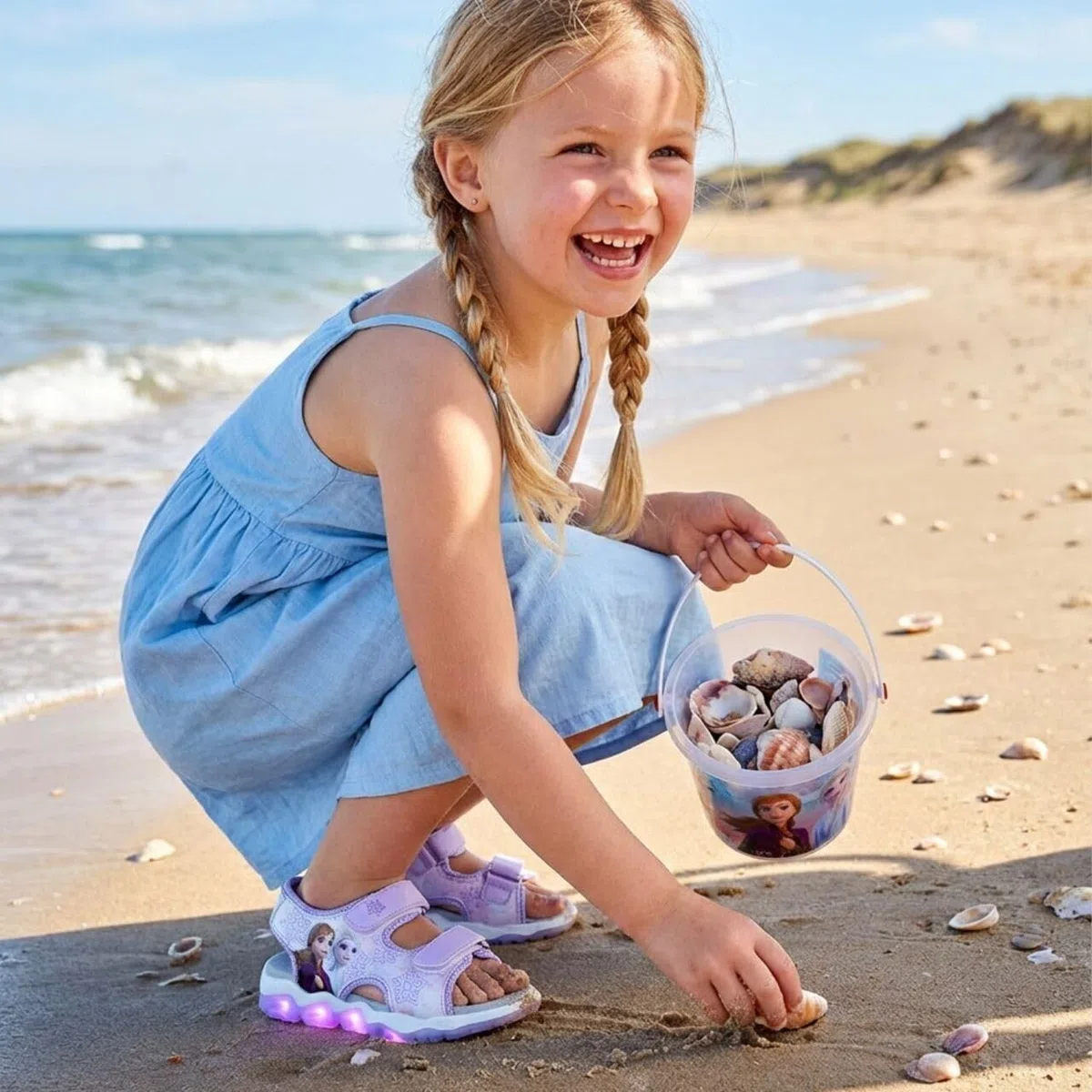 Leomil Frozen Sandali Female Bambine e Ragazze, Scarpe estive per bambini