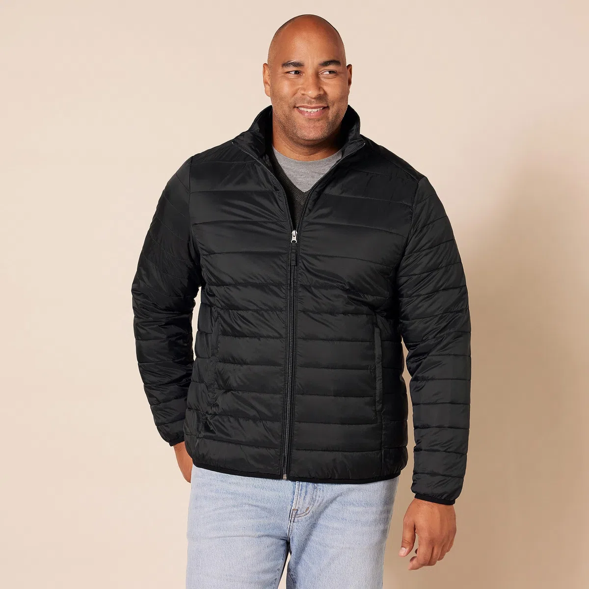 Amazon Essentials Piumino Leggero Impermeabile Pieghevole (Disponibile in Taglie Extra Forti) Uomo