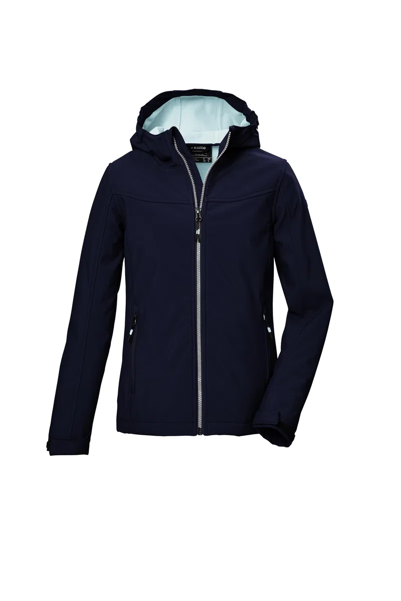 Killtec Kow 349 Grls Sftshll Jckt Giacca softshell/giacca da esterno con cappuccio Bambine e ragazze