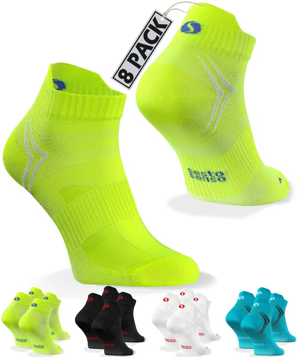 sesto senso 4 o 8 Paia di Calzini Sportivi da Running Unisex da Uomo e da Donna